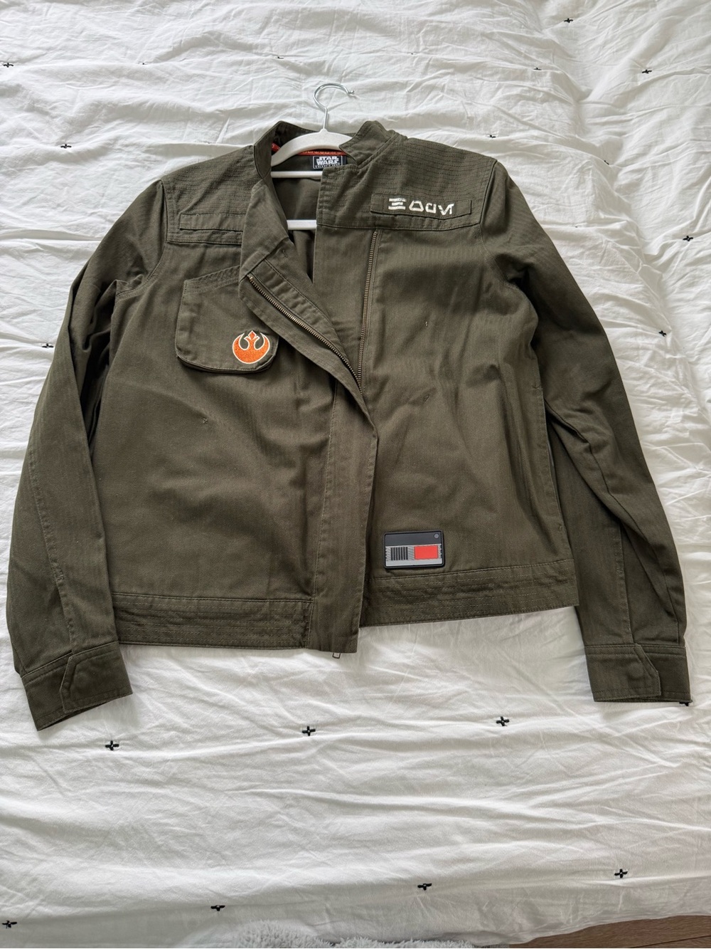 Star Wars Women's Olive Utility Jacket with Rebel Patch